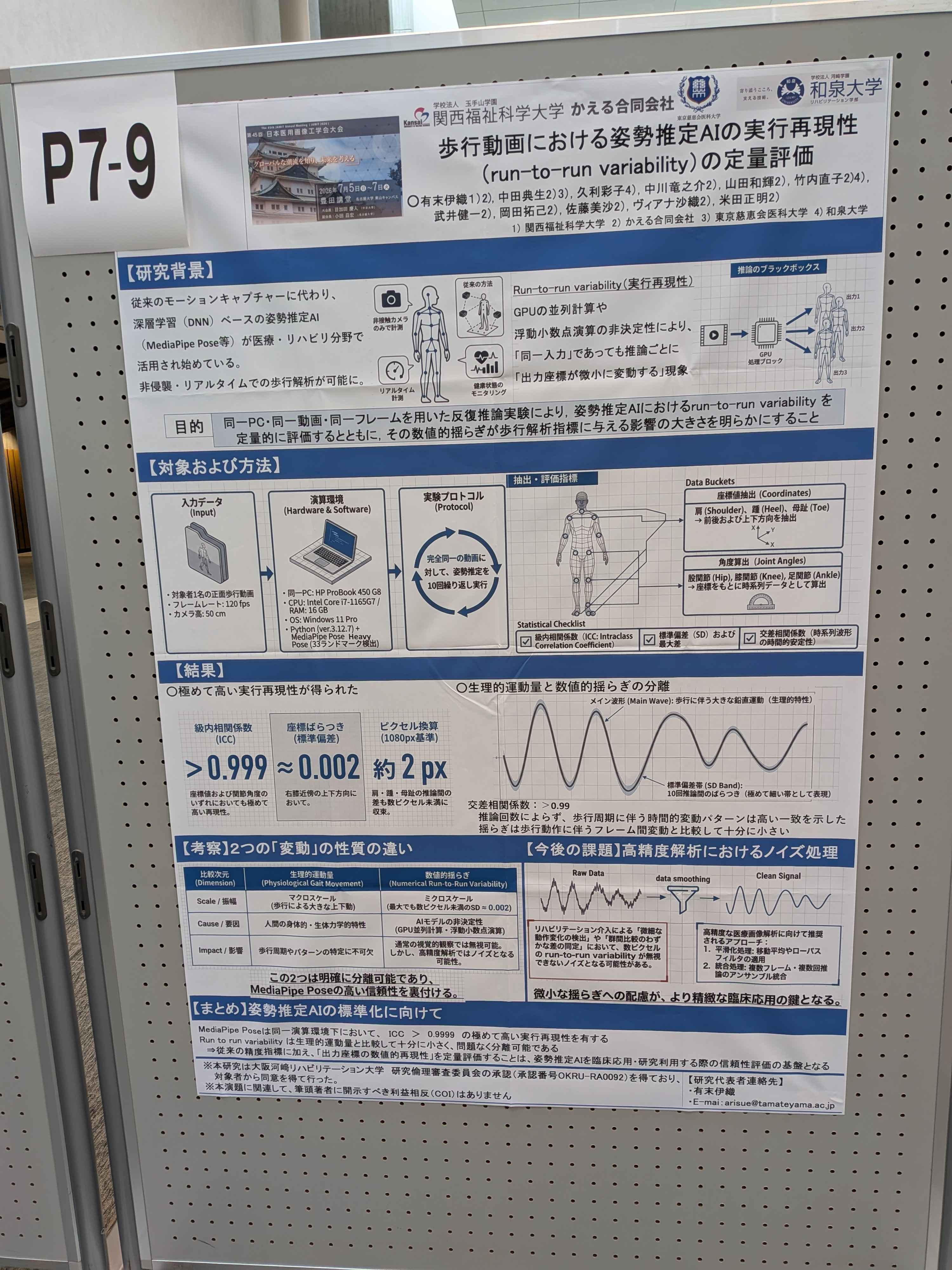 「第45回 日本医用画像工学会大会」に参加しました